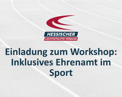 Einladung zum Workshop: Inklusives Ehrenamt im Sport