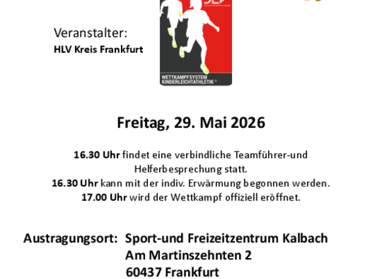 Ausschreibung KiLa Kreisvorentscheid am 29.05.2026 